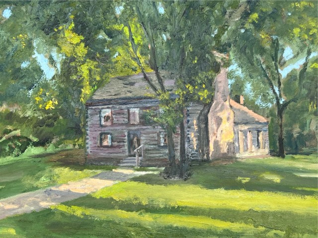 Image of Francis Berry Cabin at Lincoln Homestead State Park by David Crowley from Springfield